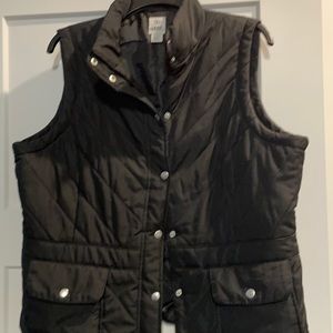 Izod puffer vest with silver button detail gently worn